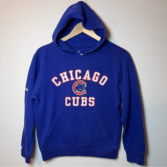 Stitches Other - Chicago Cubs Baseball MLB Youth Medium Royal Blue Hoodie Sweatshirt By Stitches